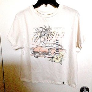 CircleX Crop Graphic Tee